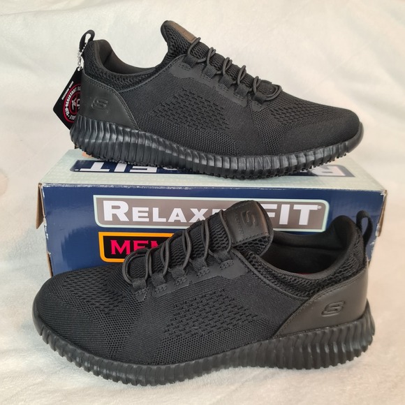Skechers Work Relaxed Fit Cessnock Slip Resistant Work Shoes Men's Size 9 NEW - Picture 1 of 7